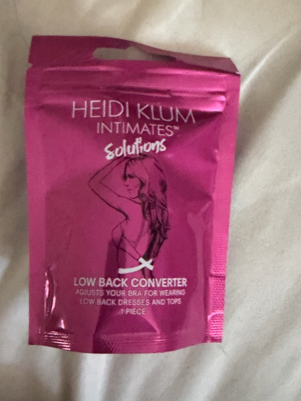 Heidi Klum Intimates Solutions Low Back bra strap Converter - beige